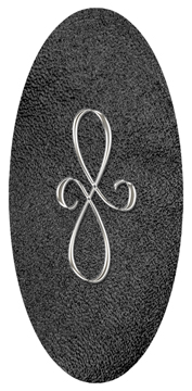 DG5000-601-SL-SH-BK Silver Scroll Shimmer Black